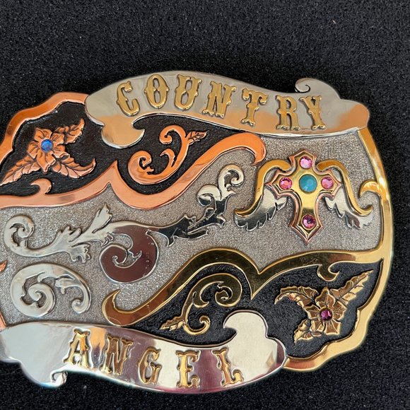 Handmade Country Angel Belt Buckle main image 7